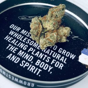 bud of cem 91 x ad on grow west container lid
