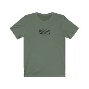 Indica Girl T …Are you, or is someone you love an Indica Girl? …Show Yer Love with this Unisex Jersey Short Sleeve Tee