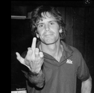 bob weir gives the finger